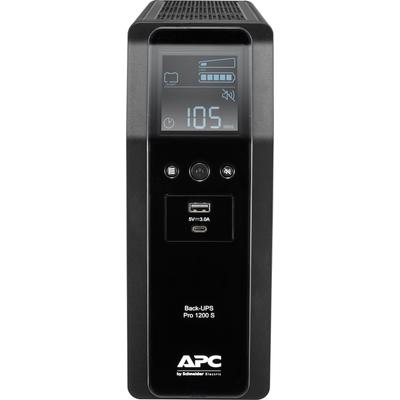 APC USV-Anlage "Back-UPS Pro 1200S, 1200VA", schwarz, B:100mm H:260mm T:368mm, USV-Anlagen