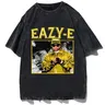Rapper Eazy E Vintage Graphic Shirt anni '90 Streetwear t-Shirt in cotone per uomo donna Hip Hop