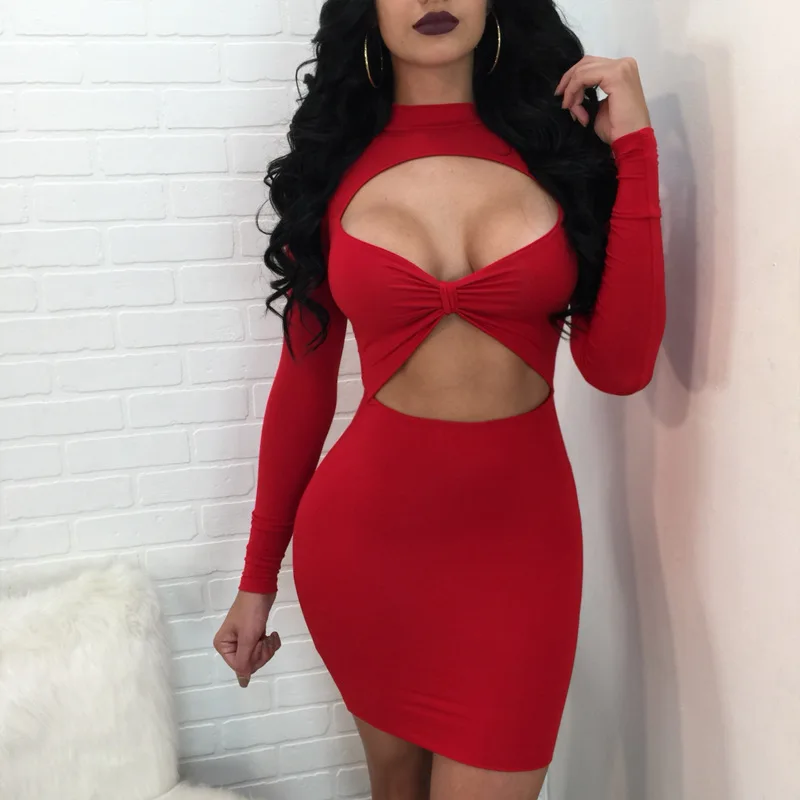 GROSSE AKTION Sommer V-Ausschnitt Hüftrock einfarbiges Kleid Damen aushöhlen Koreanische Freizeit elegantes Minikleid y2k Kleidung sexy Image
