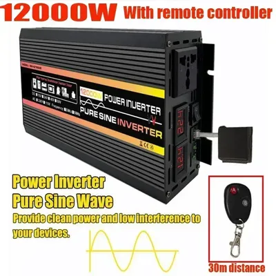 10000/12000 W 12/24V Zu 220V Reine Sinus Welle Power Inverter Solar System/Solar Panel/home/Outdoor/RV/Camping Welle Power Inverter