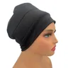 Frauen Kopf wickelt schwarzen Turban Lifter unter Turban Lift Turbane Volumen leicht unter Schal