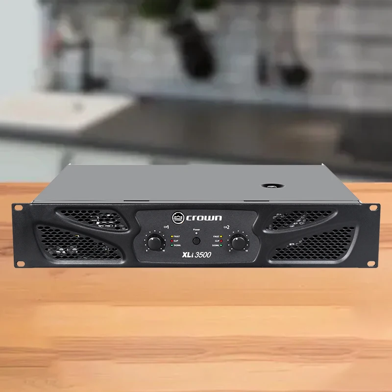XLi 3500 Leistungsverstärker, professionelle Audio-DJ-Ausrüstung für Line-Array-Lautsprecher, Subwoofer-Lautsprecher, Bühne, Hochzeit, KTV, Heimgebrauch Image
