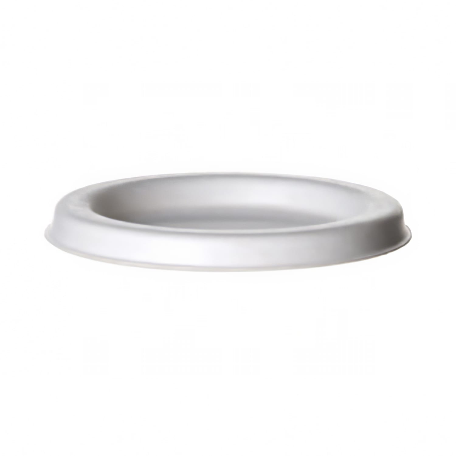 Eco Products EP-SPCLID2NFA Vanguard WorldView Lid for 2 oz Portion Cups - Molded Fiber, White, Case of 2500