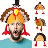 1pc Thanksgiving Turkey Hat Christmas Plush Hat, Suitable For Thanksgiving Party, Thanksgiving Decor And Role Play, Suitable For And Adult