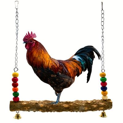 Fun And Engaging Chicken Swing With Bell For Mediu...