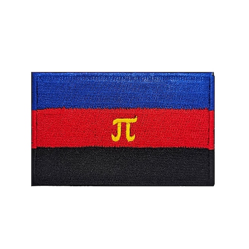 Pride Regenbogenflagge Schwul und Bisexuell Festival Gestickte Klettabzeichen Rucksack Dekoration Stoff Patch Weihnachtsgeschenk Image