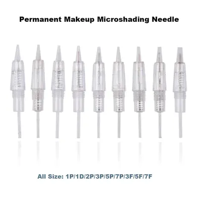 30/50/100PC Tattoo Needle Cartridge Round Liner Screw Needles for Eyebrow Lips shading Machines
