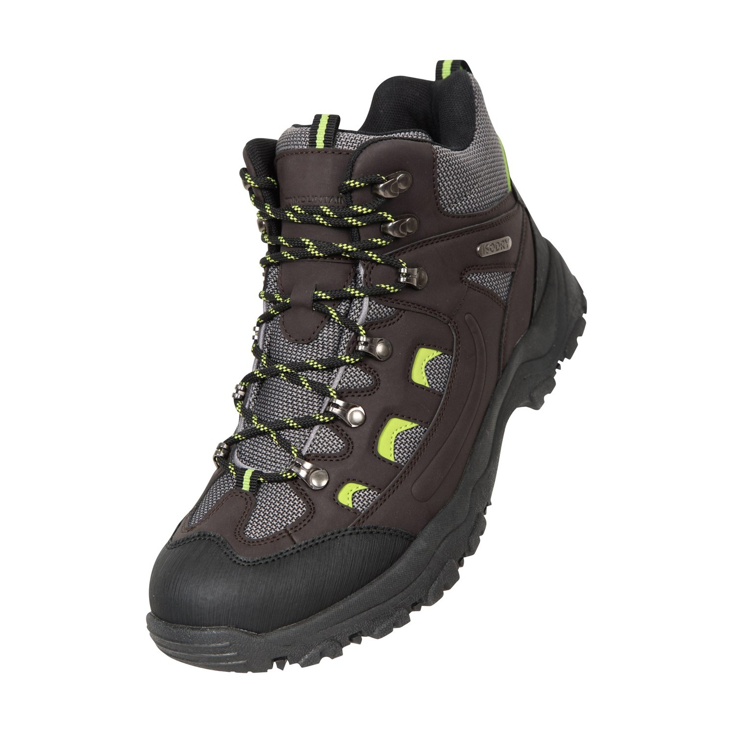 Mountain Warehouse Herren Adventurer Wasserdichte Wanderschuhe (Schwarz)