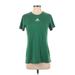 Adidas Active T-Shirt: Green Activewear - Women's Size Small