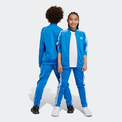 Sporthose ADIDAS ORIGINALS "ADICOLOR SST", Kinder, Gr. 176, N-Gr, blau (blaubird), Obermaterial: 100% Polyester, clean, sportlich, Hosen, Superstar