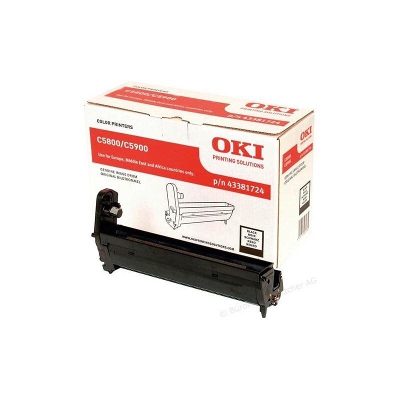 OKI Schwarz Trommel-Kit für C5550 MFP 5800dn 5800Ldn 5800n 5900cdtn 5900dn 5900dtn 5900n Image