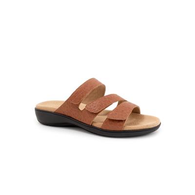 Women's Rose Tool Slip On Sandal by Trotters in Luggage (Size 7 1/2 M)
