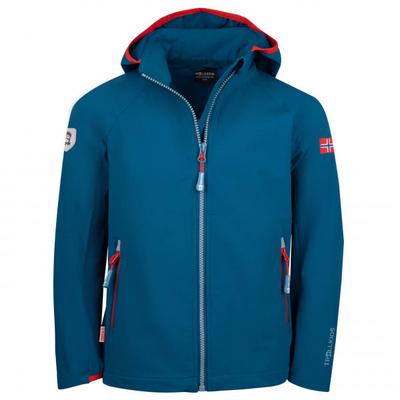 Trollkids - Kid's Kvalvika Jacket - Softshelljacke Gr 128 blau Image