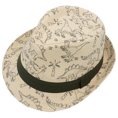 maximo - Kid's Mini Boy Trilby Dino - Hut Gr 49 cm beige Image