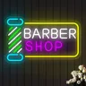 Insegna del negozio di barbiere LED Neon Light Sign acrilico Neon Sign USB Dimmer Switch per negozio