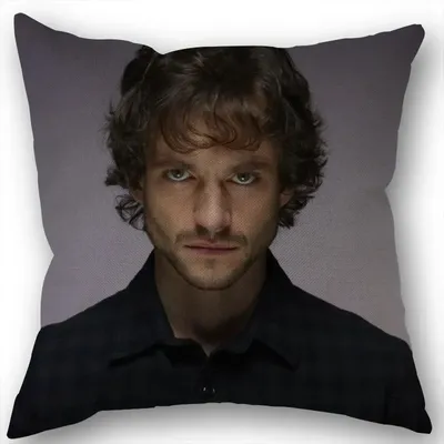 Benutzerdefinierte Hugh Dancy Kissenbezug Hochzeit dekorative Baumwolle Leinen Kissenbezug für Image