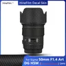 Sigma 50 f1.4 EF Mount Lens Decal Skins sigma 50mm 1.4 art Wrap Cover per Sigma 50mm f/1.4 DG HSM
