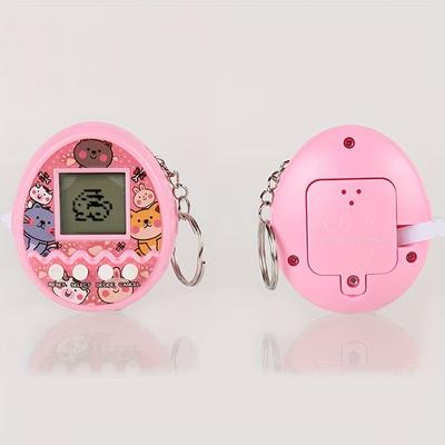 Electronic Pet Machine Mini Handheld Electronic Game Machine Pet Egg Virtual Rabbit Pet Develop Keychain Ornaments For Students' Children's Birthday And Holiday Gifts, Gaming Gift Easter Gift