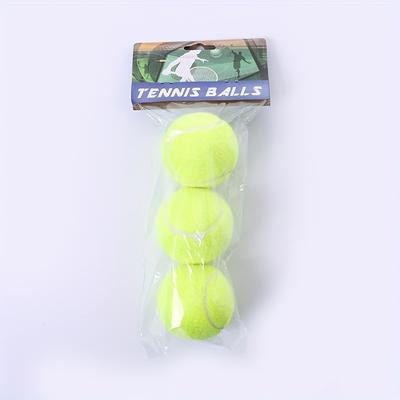3pcs Tennis Ball For Training And Competition, Tennis Ball Suitable For Beach, Park, Yard