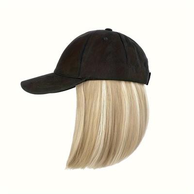 Baseball With Hair Extensions Wig Adjustable Short...