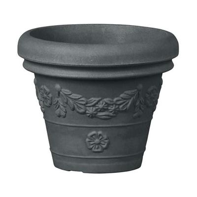 Kunstsoff Blumentopf / Pflanzentopf ' Festonato Classic' für Garten und Außenbereich -40 cm / Antik Image