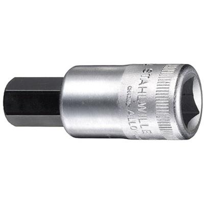 54 17 03050017 Innen-Sechskant Steckschlüssel-Bit-Einsatz 17 mm 1/2' (12.5 mm) - Stahlwille Image