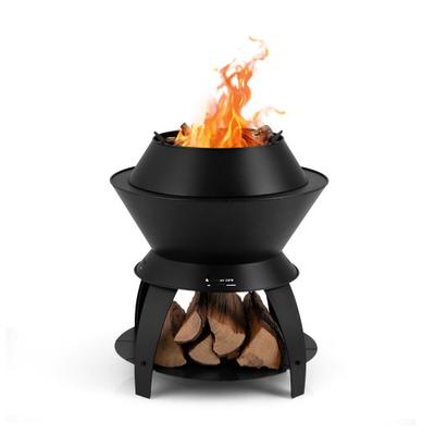 Costway 20 Inch Patio Fire Pit Metal Camping Fire ...