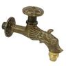 Rubinetto Artistico In Ottone A Vitone Bronzo Anticato Attacco M 1/2