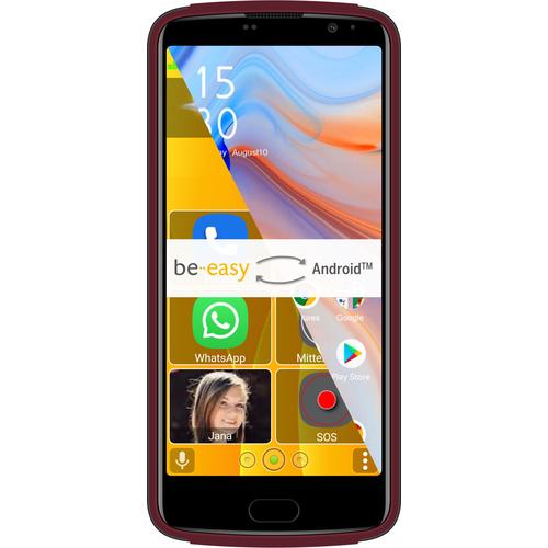 "BEAFON Smartphone ""M7 Lite 4G Senior"" Mobiltelefone rot Smartphone Android"