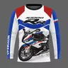 2024 per BMW S1000RR moto Motorrad WorldSBK Racing Team Motorsport t-shirt lunga estate maglie