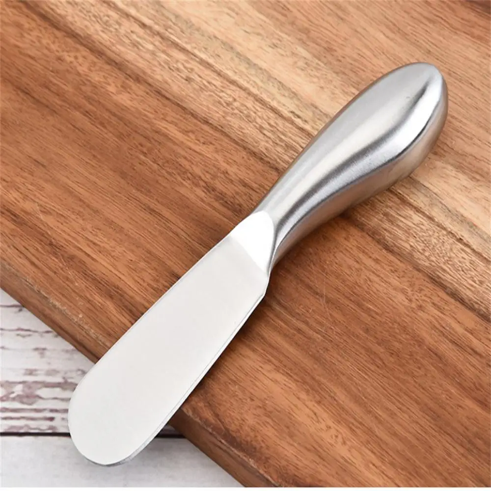 Edelstahl Butter messer Käse Dessert Marmelade Messer Creme Messer Küchen zubehör Sahne Brot Marmelade Werkzeuge Küchengerät Image