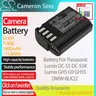 Batteria CameronSino per Panasonic Lumix DC-S5K GH5 G9 GH5S adatto per Panasonic DMW-BLK22 batterie