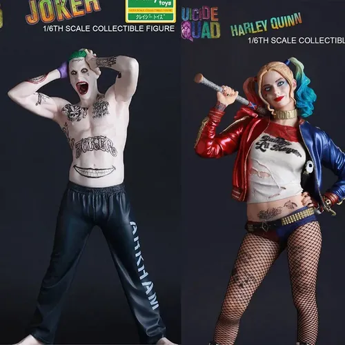 Verrückte Spielzeuge 1:6 Harley Quinn Joker Action figur PVC Puppe Anime Sammler Modell Spielzeug