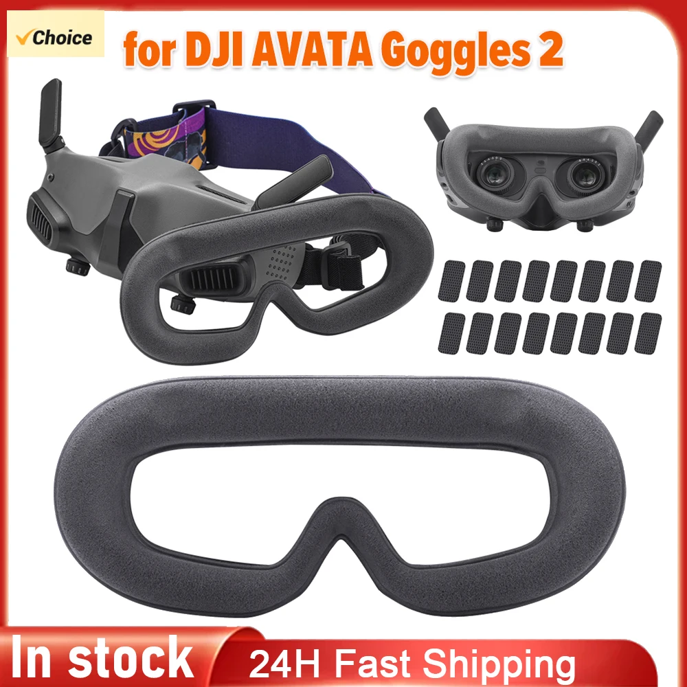 Für Avata Brille 2 Schwamm Augen polster bequeme Gesichts kissen abdeckung Anti-Licht Leckage Gesichts polsterung Zubehör Augen maske Pad Image