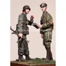 Harz figuren im Maßstab 1/35 Modell Kit Modellierung Soldaten und Offiziere 2 unmontierte und