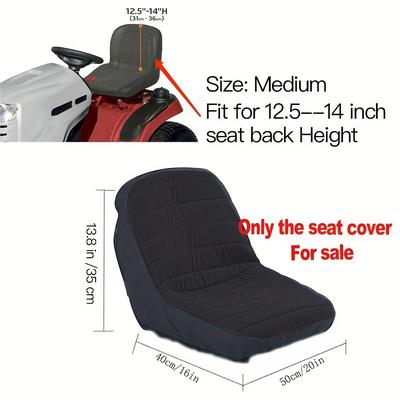 1pc Riding Lawn Mower Seat Cover, Waterproof Tract...