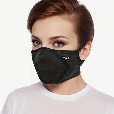 1pc Washable Mask, All-in-one Woven Cold And Sun P...