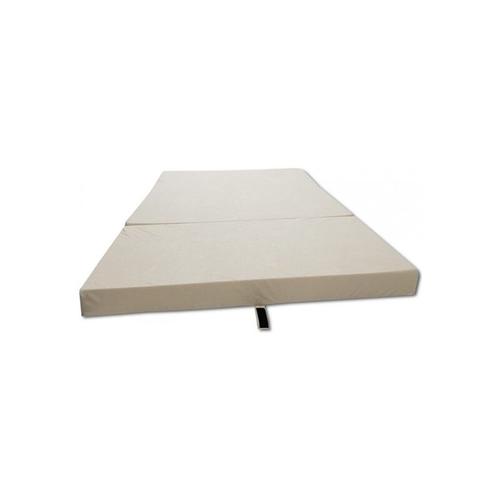 Gästematratze - Campingmatratze - Reisematratze - Faltmatratze - 120 x 200 x 10 - Creme