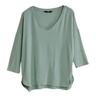 Yours Womens V Neck Jersey Top - Sage Green - Size 16 UK | Yours Sale | Discount Designer Brands