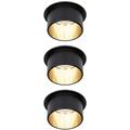 Paulmann - 93379 Lampada led da incasso led (monocolore) led a montaggio fisso 18 w Nero (opaco),