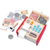 Angoily 1 Set Kids Play House Toys Simulated Cash Register Kit Early Learning Supplies Ineresting Gift for Children