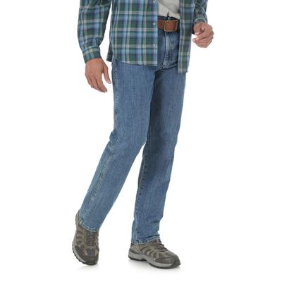 Men's Big & Tall Rugged Wear Performance Relaxed Fit Jeans by Wrangler in Light Stone (Size 56 30)