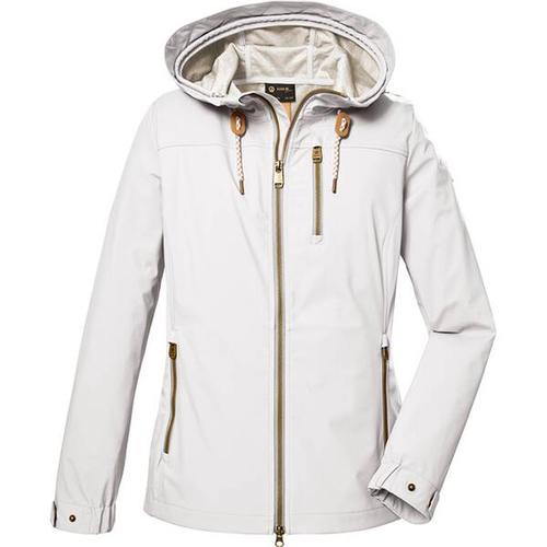 G.I.G.A. DX by killtec Damen Funktionsjacke GS 24 WMN SFTSHLL JCKT, Größe 44 in Weiß