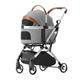 Dog Stroller Pet Stroller Cat Stroller 3 in 1 Pet Stroller Foldable Travel Pet Stroller for Cats & Dogs with Detachable Carriers Aluminium Trolley Dog Stroller Dog Strollers (Color : F)