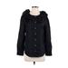 J.Crew Collection Long Sleeve Silk Top Black Ruffles Tops - Women's Size Small