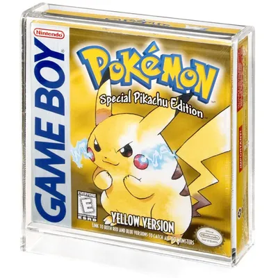 Luxuriöse transparente Acryl-Schutzhülle Game Boy Box Protector Clear Storage Cards Box Display für Pokemon Nintendo GameBoy Box