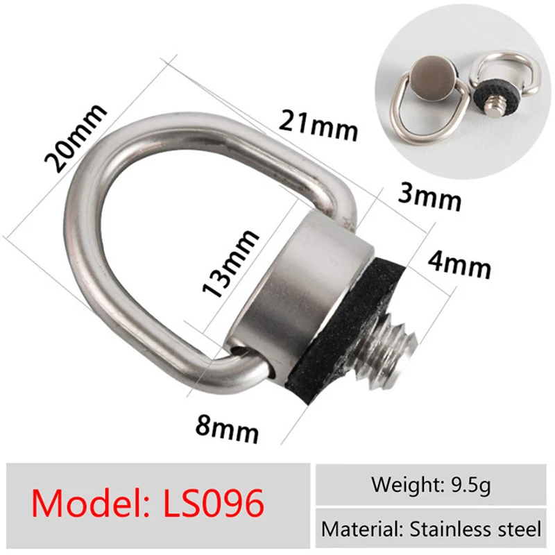 1/4 Strap Schraube D Ring Kamera Schraube Montieren 1/4 Zoll Schnell Release Platte Schraube Adapter Für Die Kamera Fotografie Zubehör Image