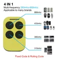 Telecomando per cancello garage 4 in 1 Multifrequenza 280 - 868 MHz Portachiavi Barriera Comando 433 MHz Controller Rolling Code fisso 433