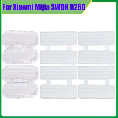 Für Xiaomi Mijia SWDK D260 Zubehör Drahtlose Handheld Elektrische Boden Waschmaschine Roboter Staubsauger Mopp Tuch Pads Ersatzteile Image