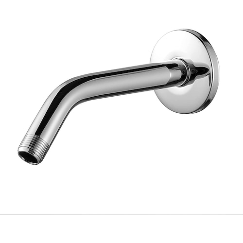 4/6-Zoll-Regenduschkopf-Set, 5-Modus-Sprühduschkopf mit Wasserfilter, 360-Grad-Drehung, Hochdruck-Duschkopfarm, Chrom, Schwarz, Silber Image